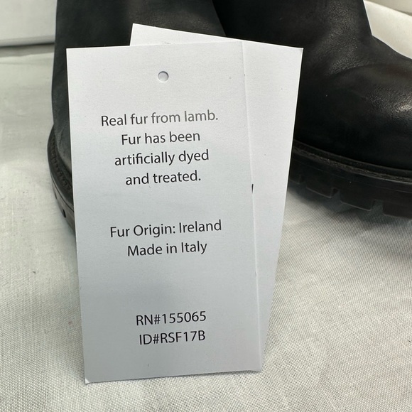 ROSS & SNOW Shearling Moto Boots - Picture 2 of 12